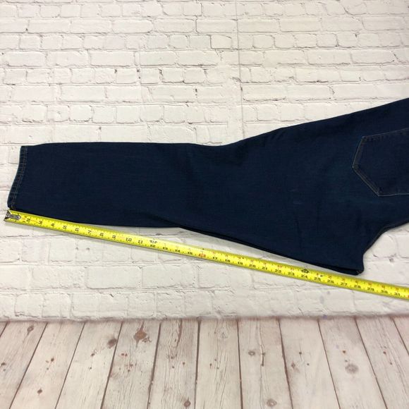 Old Navy Women Mid Rise Pop Icon Skinny Jeans Size 20 Blue Denim B242 -27 - Picture 6 of 15